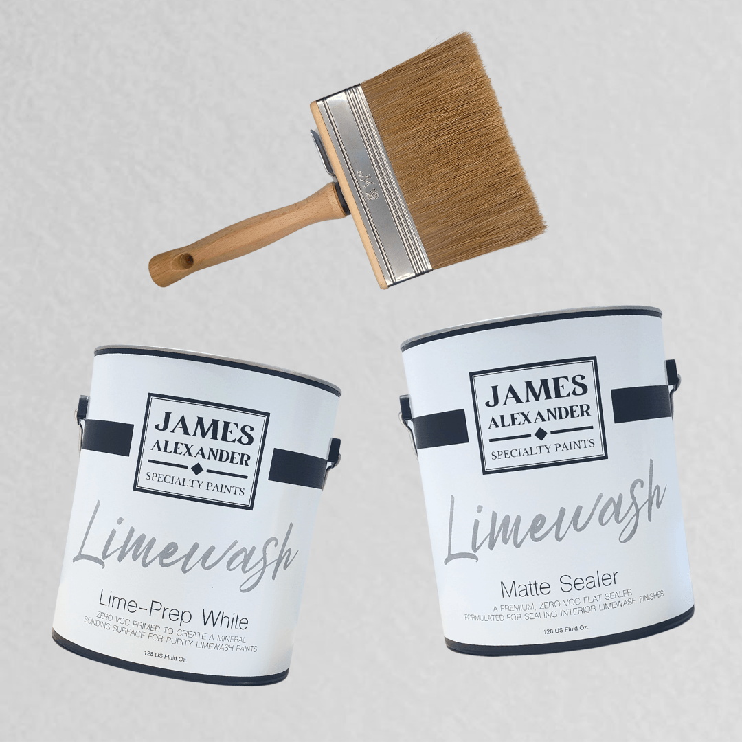 Limewash Primers, Brushes, and Supplies