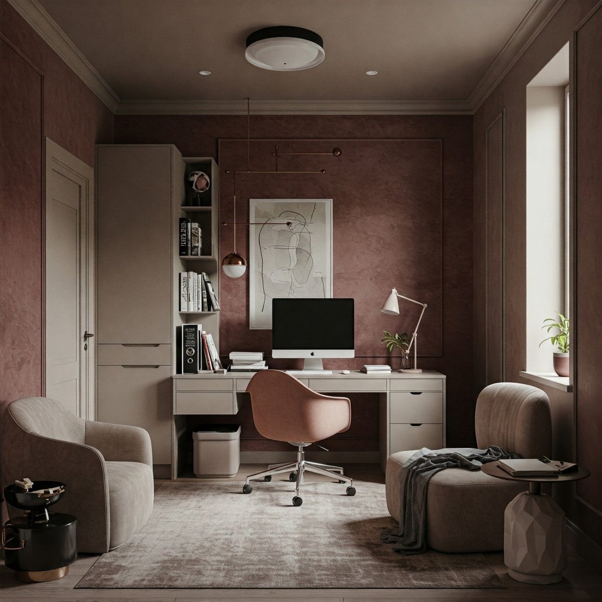 Terra Oscura - Brown Limewash Wall Paint