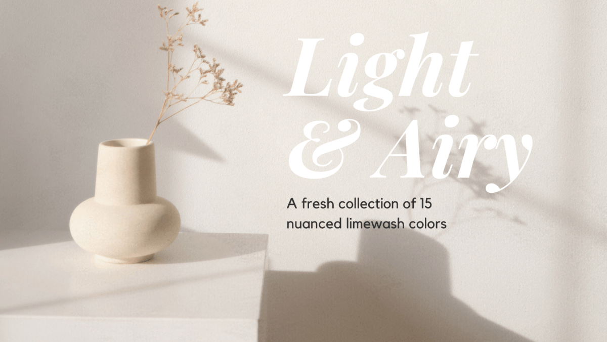 Light & Airy White Range Limewash Collection