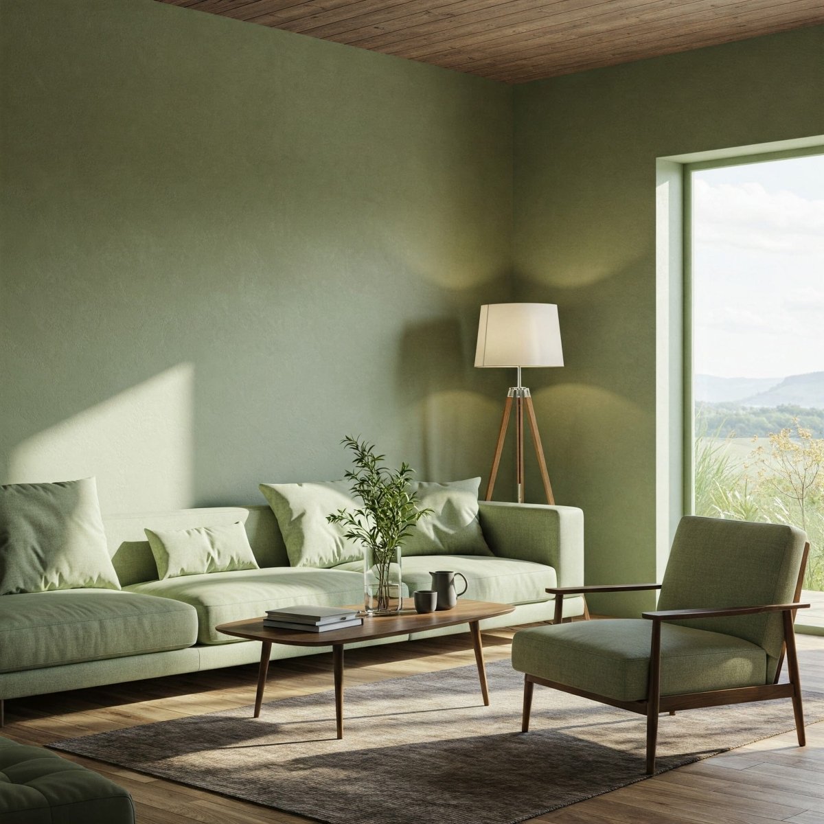 Verde Terroso - Sage Green Limewash Wall Paint