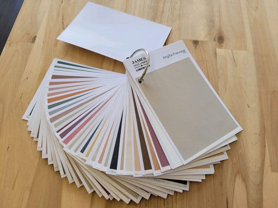 Limewash Color Deck Sample Cards